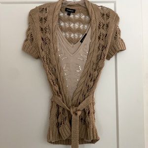Bebe Sweater and Tank Combo